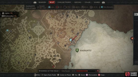 From the Waypoint, head northeast until you find a Healing Well. The Tenet will be nearby.