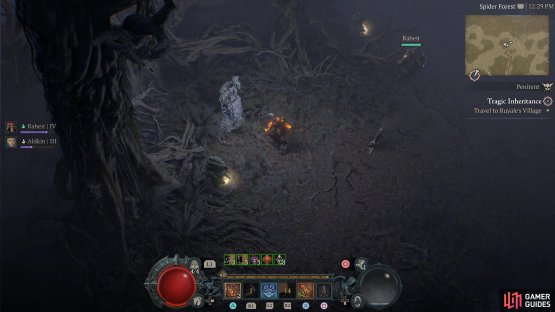 You&rsquo;ll find the Tenet near the tree inside Spider Forest.