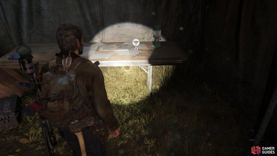 then collect the Firefly Pendant - Erik Griggs from a tent outside.