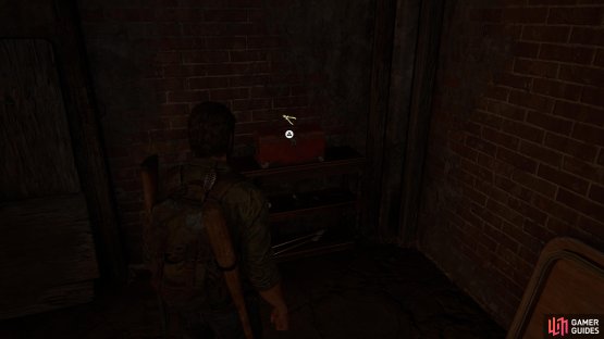 Grab the Tool Upgrade Level 1 from the corner of the room