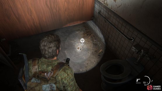Enter the female bathroom to find theFirefly Pendant Colby