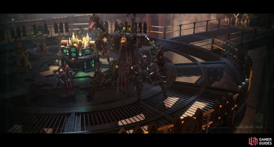 Explore the forge world of Kiava Gamma to find that its leader, Fabricator-Censor Cubis Delphim has fallen to Chaos.