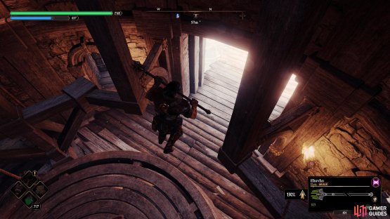 The platform you need to drop onto from the circular lift is easy to miss.