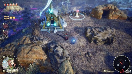 The Ignite spell can be learned from a shrine near the Open Plateau adventurer’s guidepost.