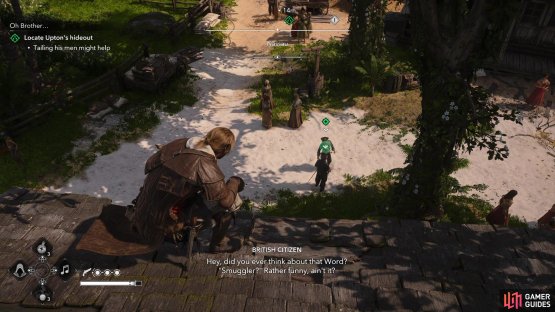 Spot the suspicious characters you’re looking for and follow them from the safety of the rooftops,