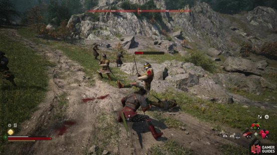 Defeat the guards escorting the prisoners,