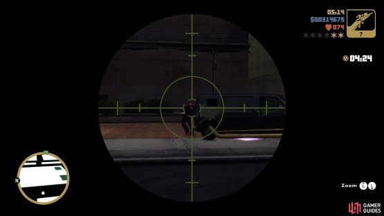 then take out the agent in the driving seat before taking out the one at the back.