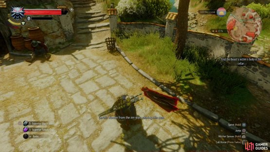 Search the carnage at Corvo Bianco to identify the monster prowling about,