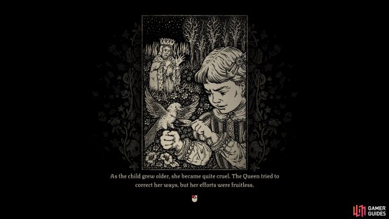 The game has a childlike yet dark, disturbing tone.