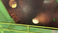 Wait for the crucible to move out of the way so you can reach the buried treasure underneath it.