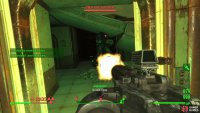 After cancelling the alarm, ride an elevator up to the roof and get the drop on some more Enclave Soldiers.