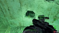 then search a hole in the wall to find a hidden password.