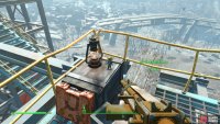 but if you brave the Raiders and fight your way up to the top of the factory&rsquo;s exterior you can grab the Repair Bobblehead.