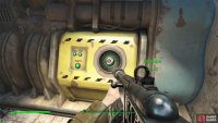 and a Fusion Core down some stairs beyond a locked door.
