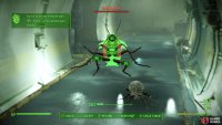 Use VATs to clear out a hallway full of Radroaches. With VATS you can dilate time and target specific body parts, potentially dealing greater damage or crippling foes.
