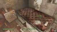 which contains a good bit of loot and a bed you can use to recover from injuries.