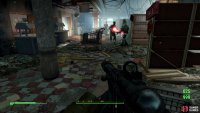 You can hack a Protectron to distract some of the Ghouls.