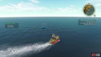 The blobs will be your random encounters on the ocean