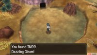 Dazzling Gleam could be useful for the trial at the end of the canyon.