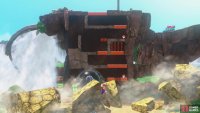 Use the big Chain Chomp to bust open the wall and reveal a 2D section