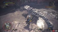 Its lair happens to have pillars you can climb on - and jump off