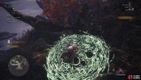 After the Rathian is defeated, it’s a trivial manner to grab the eggs from its nest