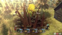 although some bosses will use moves that hit all characters, no matter where they are located