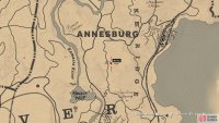 Head south down the path from “Annesburg” on the map