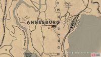 Follow the main path out of Annesburg to the southwest