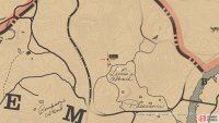 You’ll find Lonnie’s Shack northeast of the “M” of Lemoyne on the map