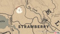 The location of the Stranger Mission on the map