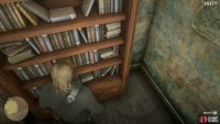 Search the bookshelf at the back to find the door to the captives