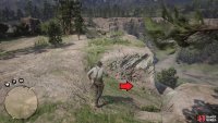Take this side path before the camp