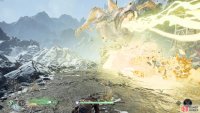 You’ll need to avoid the fire as you use shatter crystals.