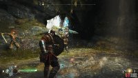 If you see the Traveller raise his hand then prepare to keep your shield up to block the incoming magic.