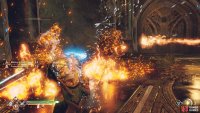 Prometheus Flame is useful against the Travellers that attack in the next chamber.
