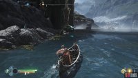 Pick up the dew hanging from this branch before you dock at the nearby beach.