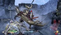 You’ll need to dodge the last winged melee attack preceded by a red circle.