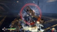 You’ll need to dodge multiple times when Eir uses a flurry of scythe attacks.
