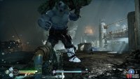 Once you see his leg glow, get out of the way.