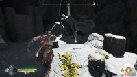 The second Gullveig Bone can be found once you scale the wall.