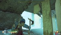 Raise the platform and head through the gap to find a Legendary Chest.