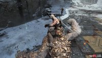 Use the Ogre’s attacks while mounted to defeat the rest of the enemies.