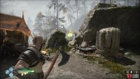 This Scorn Pole can be hit just to the right of Sindri’s Shop.