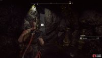 Go through the crack to reach Brok&rsquo;s shop.