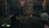 Once you’ve dealt with the Draugr, do the same with the board to allow Atreus to pass.