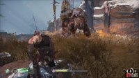After swinging the pillar, the giant will be tired, leaving him vulnerable to a few attacks.