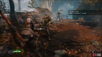 You can line enemies up like this and throw the axe to trip them