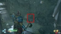 Climb the wooden ladder where you dock the boat to find this treasure at the top