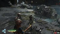 Dock at the beach to the left of the oarsman statues to find this map